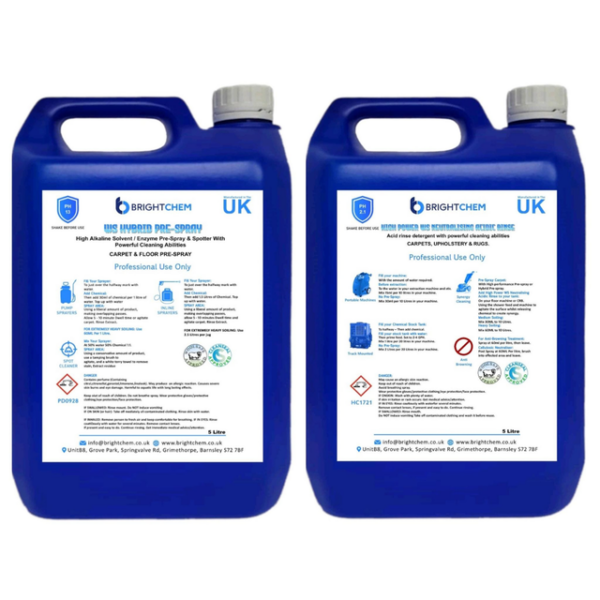 WS Hybrid Pre-Spray (5L) & High Power WS Neutraliser Acidic Rinse (5L)