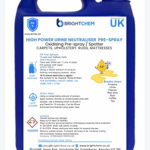 High Power Urine and Odour Neutraliser for Carpets, Upholstery & Mattress Pre-spray